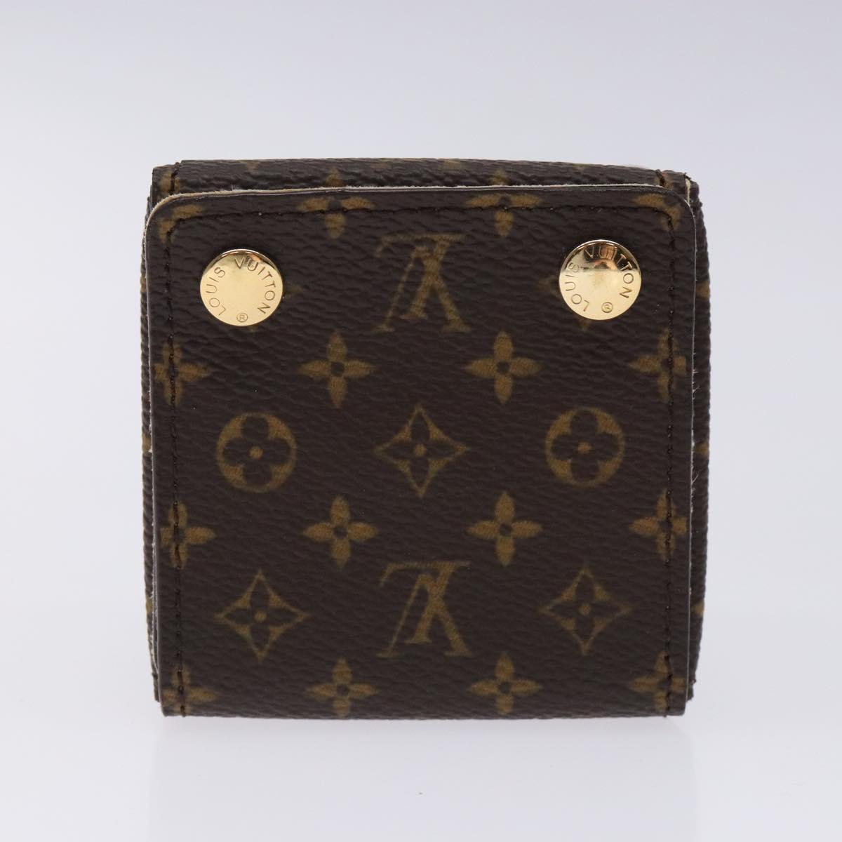 LOUIS VUITTON Monogram Jewelry case Jewelry Box LV Auth 132498