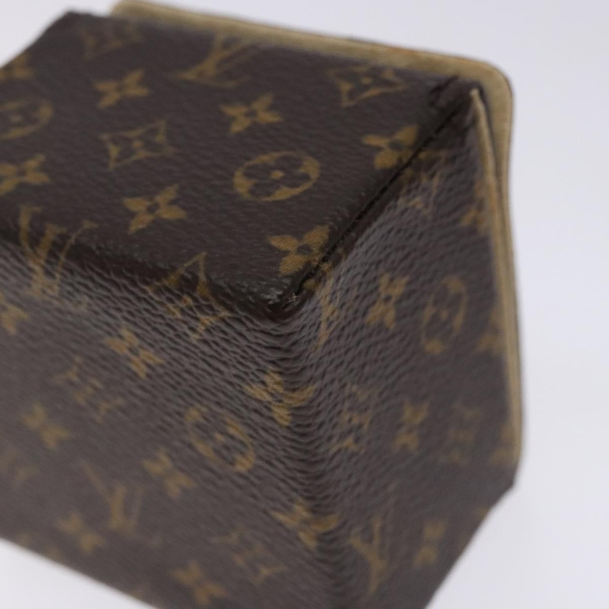 LOUIS VUITTON Monogram Jewelry case Jewelry Box LV Auth 132498