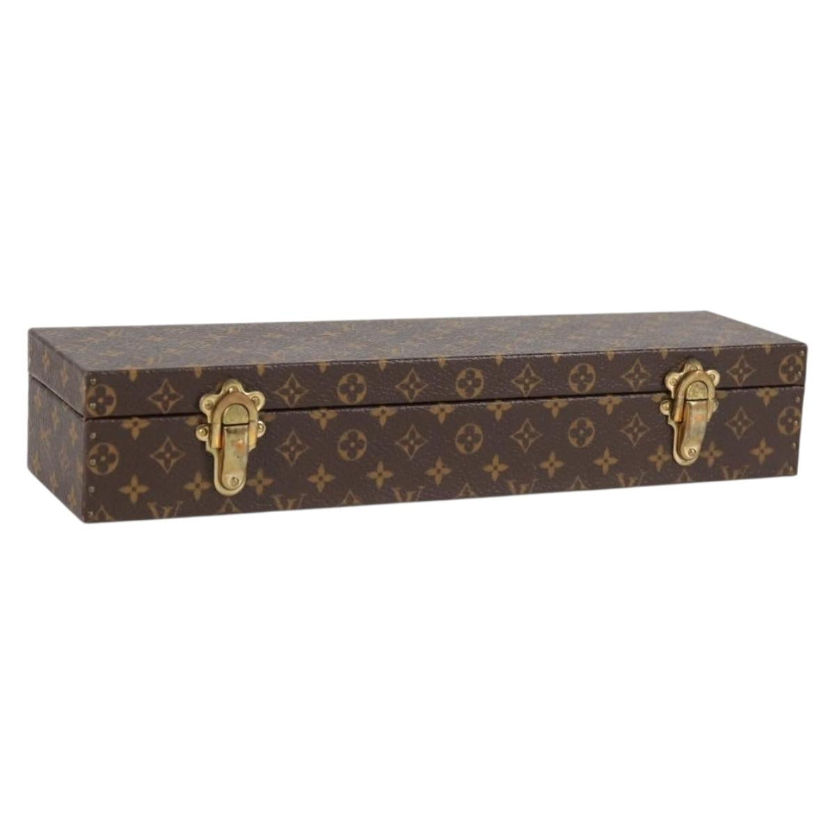 LOUIS VUITTON Monogram Accessory Case Jewelry Box LV Auth 132499V