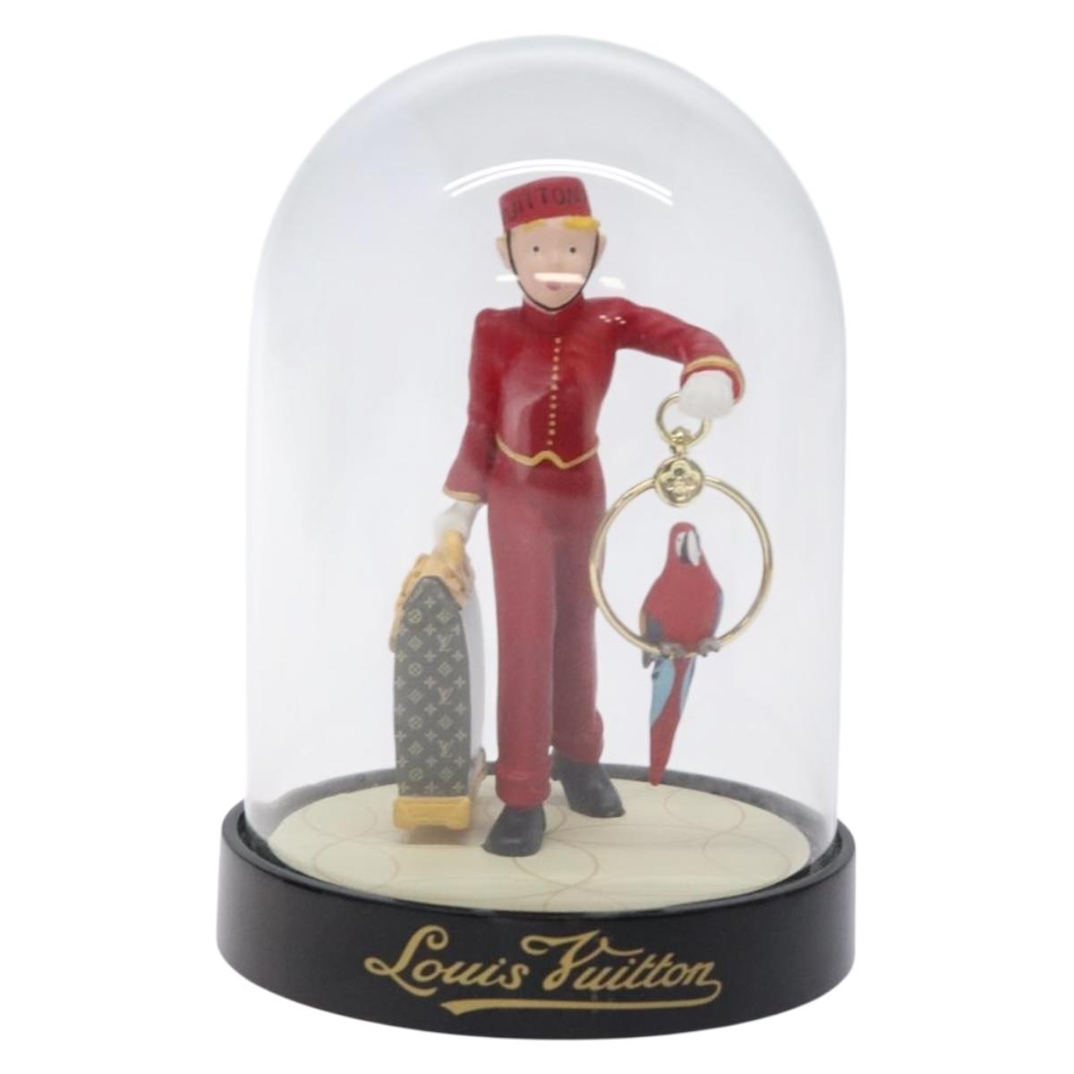 LOUIS VUITTON Bell Boy Snow Globe 2012 Clear M99551 LV Auth 132500