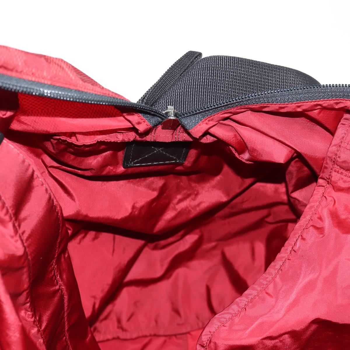 LOUIS VUITTON Damier Aventure Plat Ktical Boston Bag Red N23208 LV Auth 132525V
