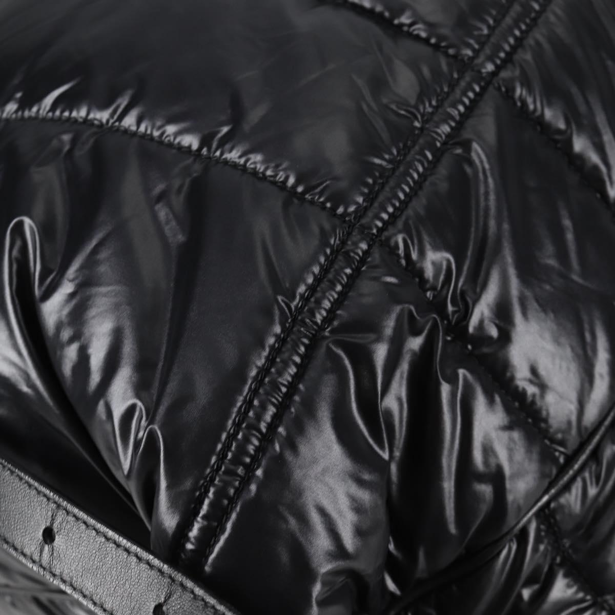 BOTTEGA VENETA INTRECCIATO Backpack Nylon Leather Black Auth 132539V