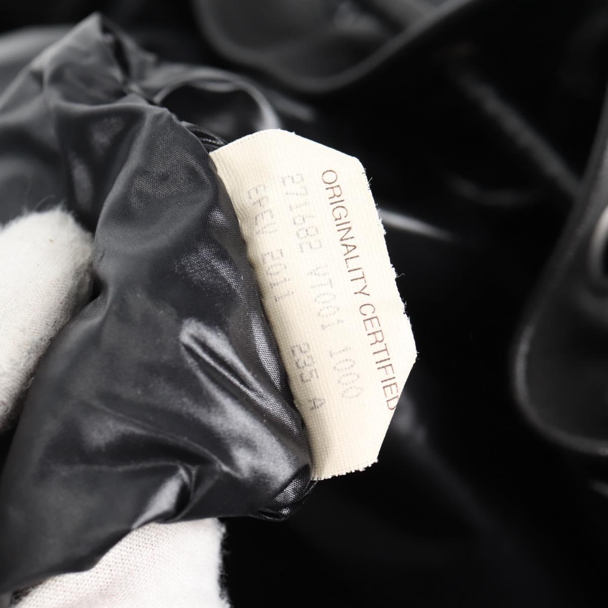 BOTTEGA VENETA INTRECCIATO Backpack Nylon Leather Black Auth 132539V