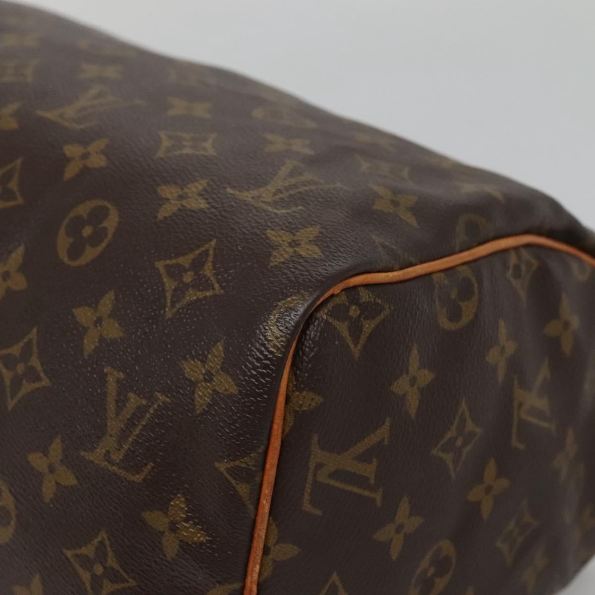 LOUIS VUITTON Monogram Speedy 30 Hand Bag M41526 LV Auth 132551