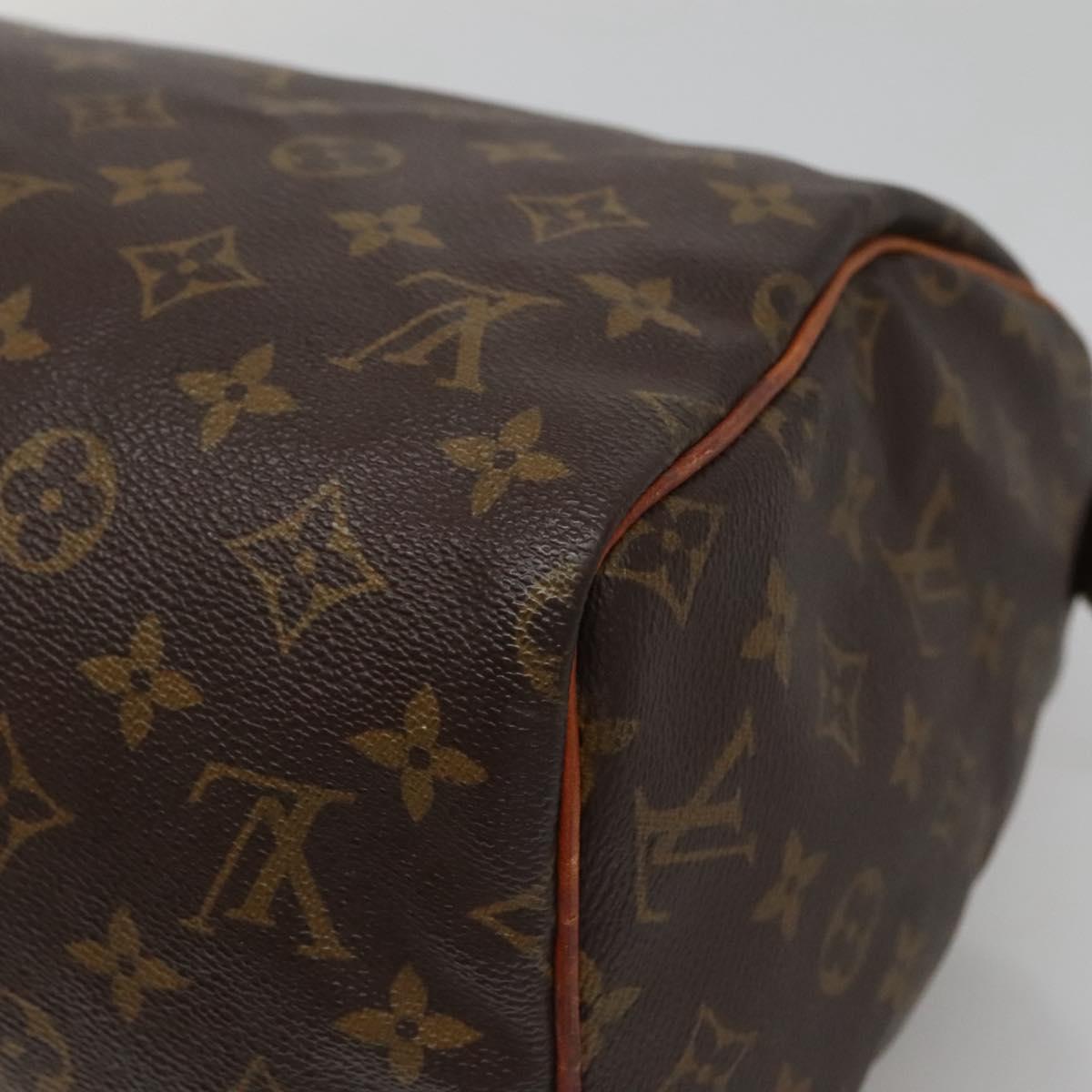 LOUIS VUITTON Monogram Speedy 30 Hand Bag M41526 LV Auth 132551