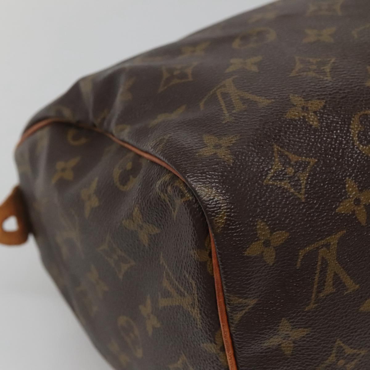 LOUIS VUITTON Monogram Speedy 30 Hand Bag M41526 LV Auth 132551