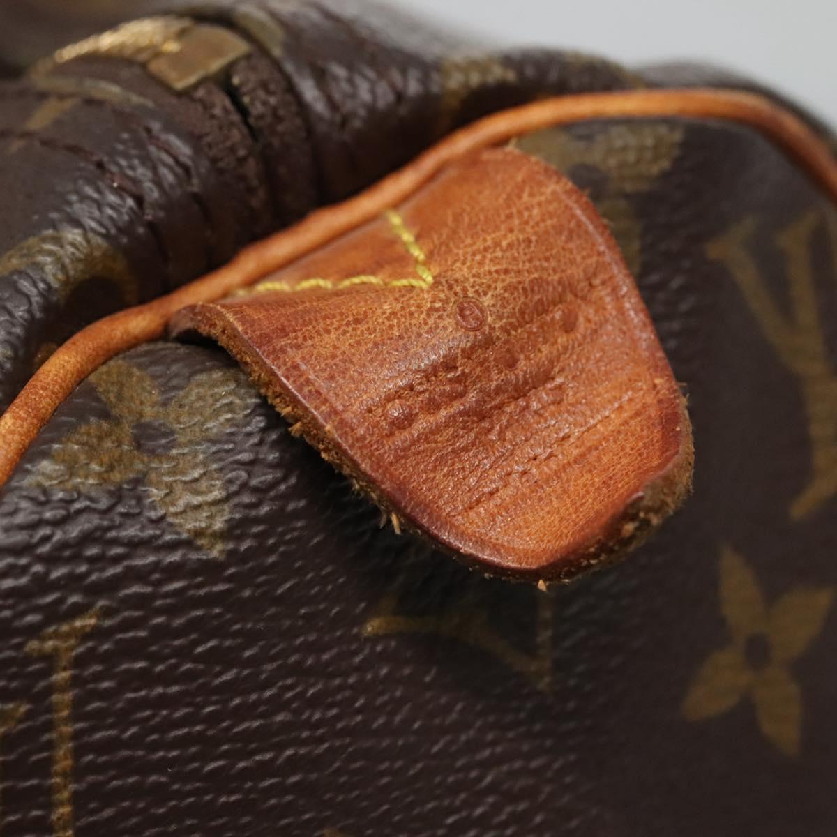 LOUIS VUITTON Monogram Speedy 30 Hand Bag M41526 LV Auth 132551