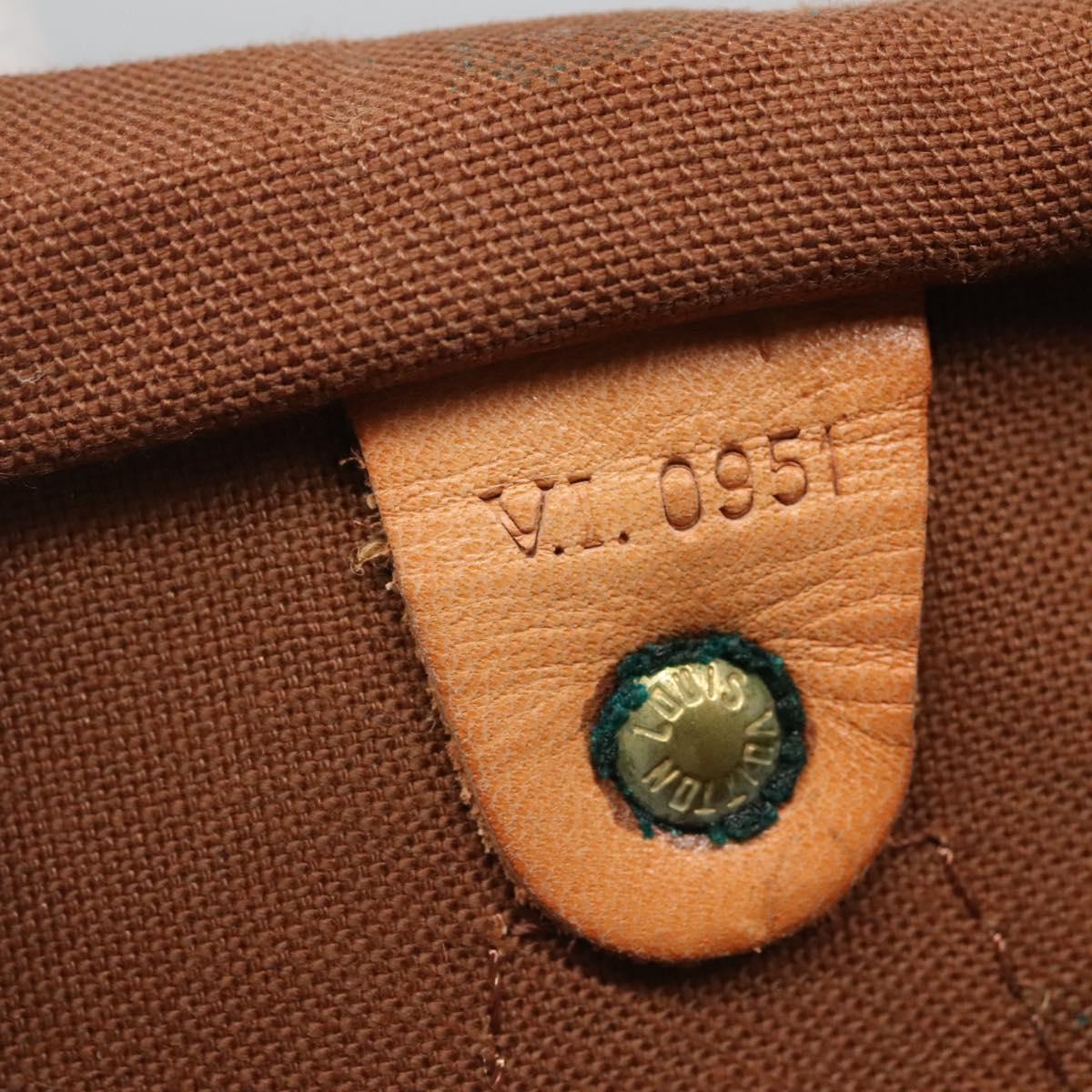 LOUIS VUITTON Monogram Speedy 30 Hand Bag M41526 LV Auth 132551