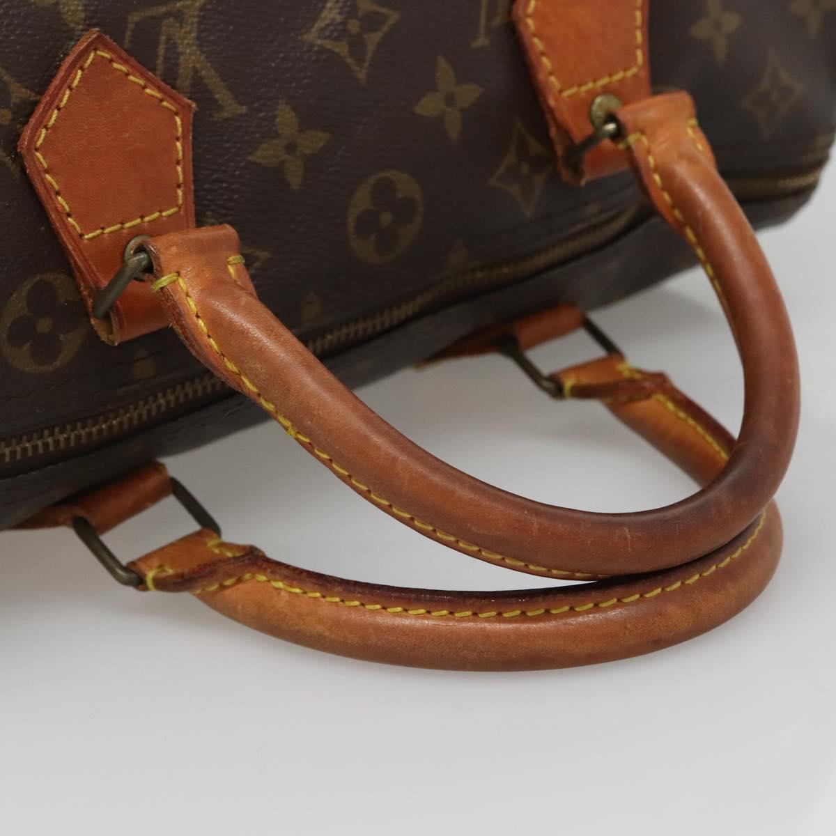 LOUIS VUITTON Monogram Speedy 30 Hand Bag M41526 LV Auth 132551