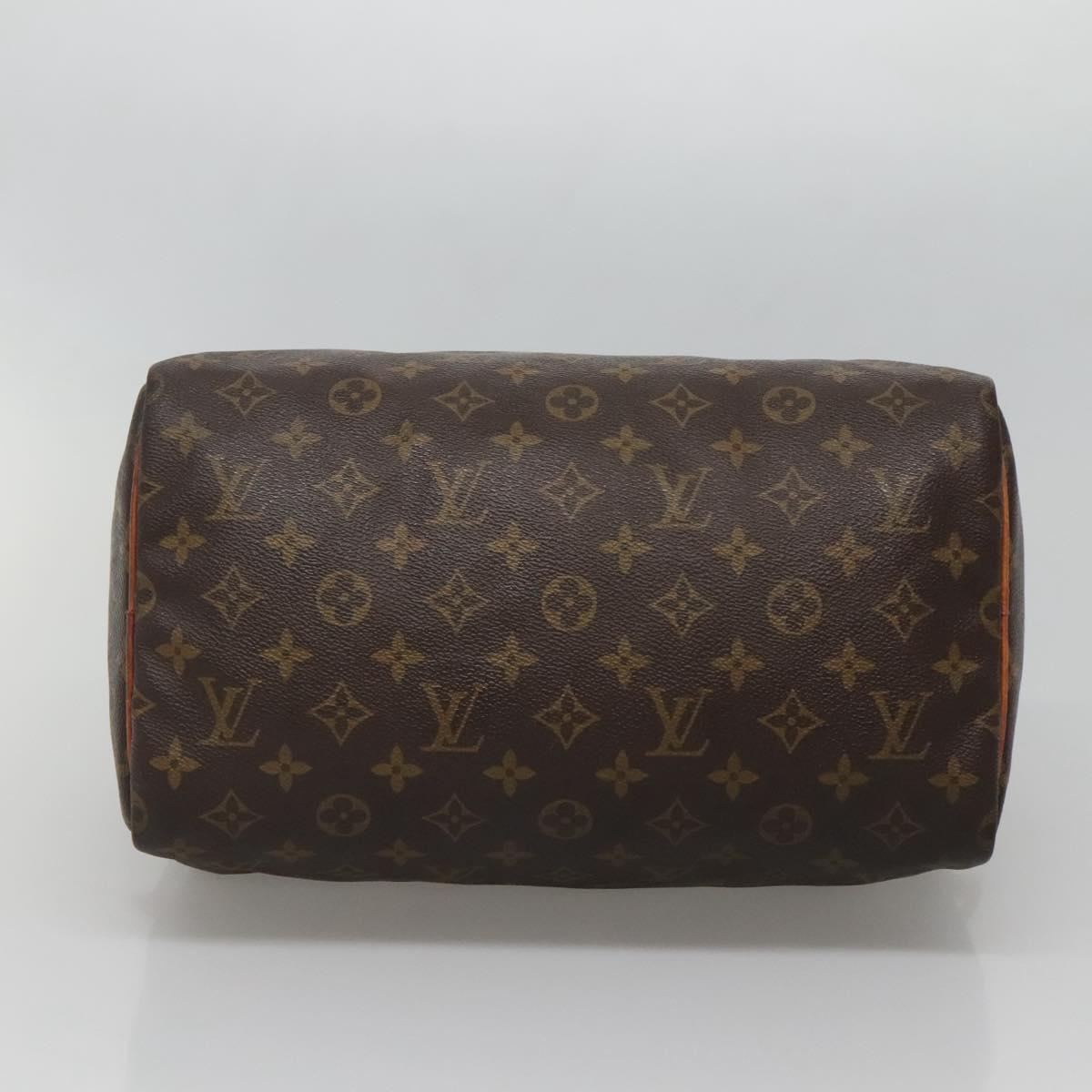LOUIS VUITTON Monogram Speedy 30 Hand Bag M41526 LV Auth 132551