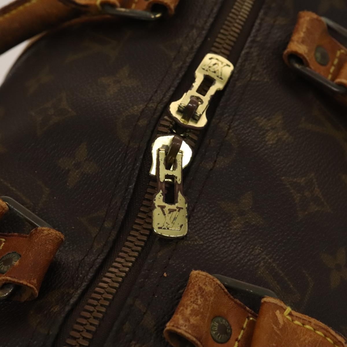 LOUIS VUITTON Monogram Keepall Bandouliere 50 Boston Bag M41416 LV Auth 132553