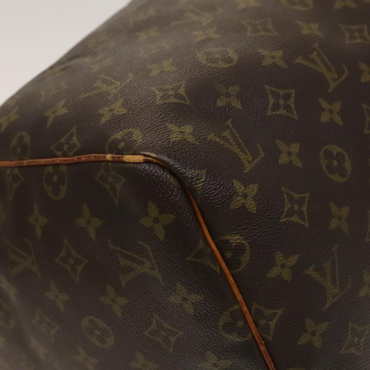 LOUIS VUITTON Monogram Keepall 55 Boston Bag M41424 LV Auth 132555