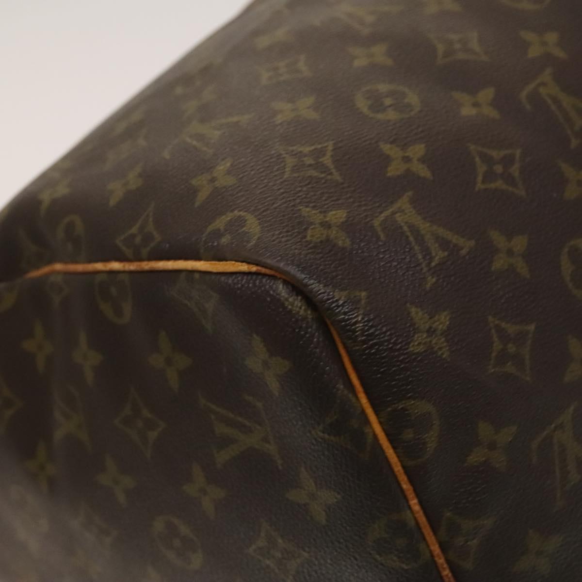 LOUIS VUITTON Monogram Keepall 55 Boston Bag M41424 LV Auth 132555