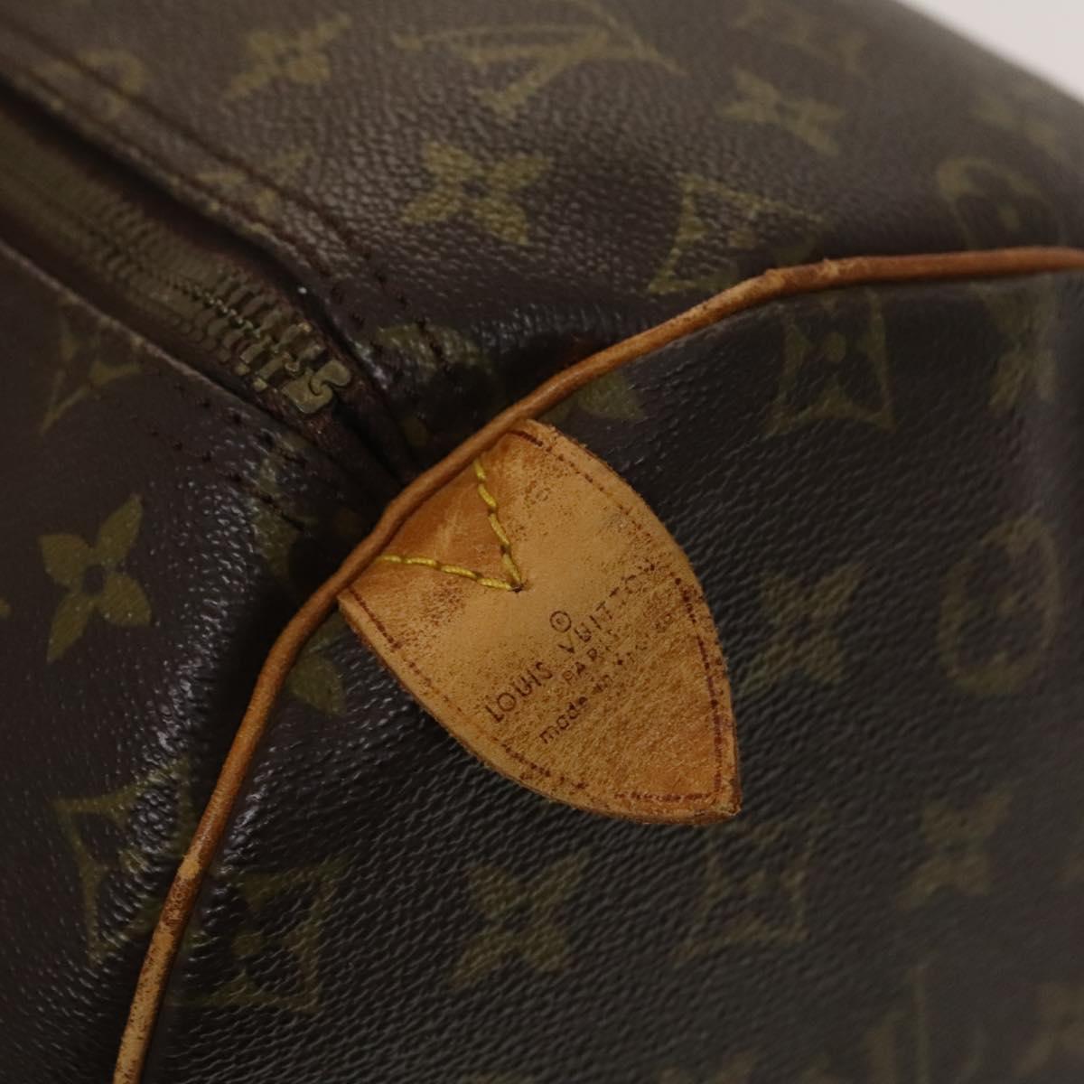 LOUIS VUITTON Monogram Keepall 55 Boston Bag M41424 LV Auth 132555