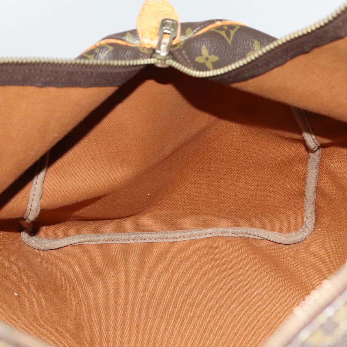 LOUIS VUITTON Monogram Keepall 55 Boston Bag M41424 LV Auth 132555