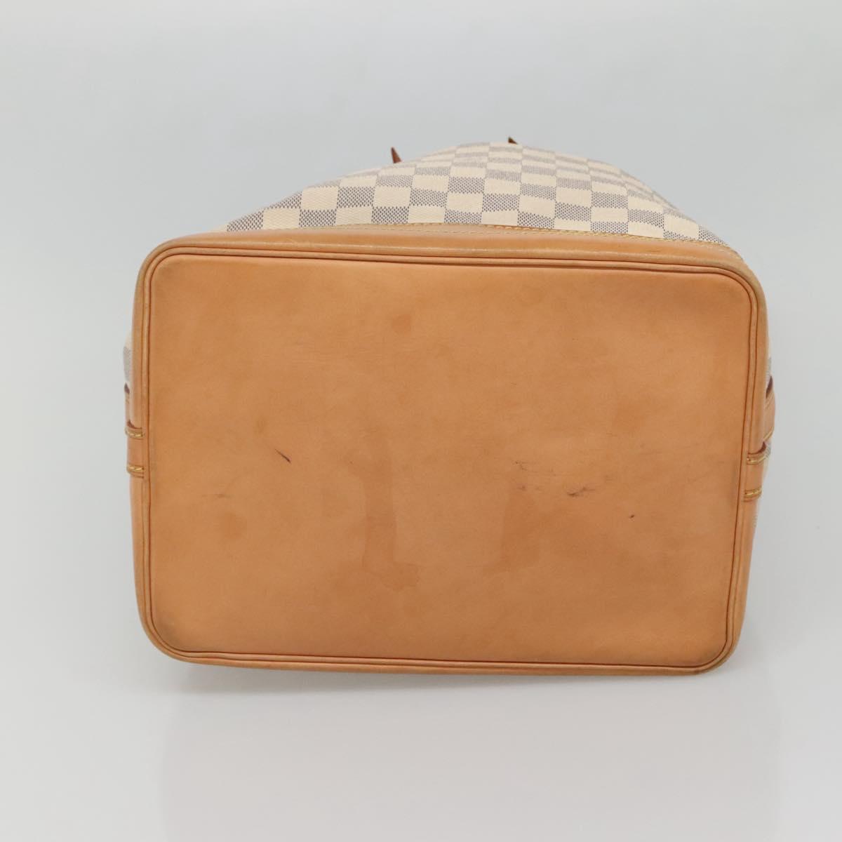 LOUIS VUITTON Damier Azur Noe Shoulder Bag N42222 LV Auth 132588