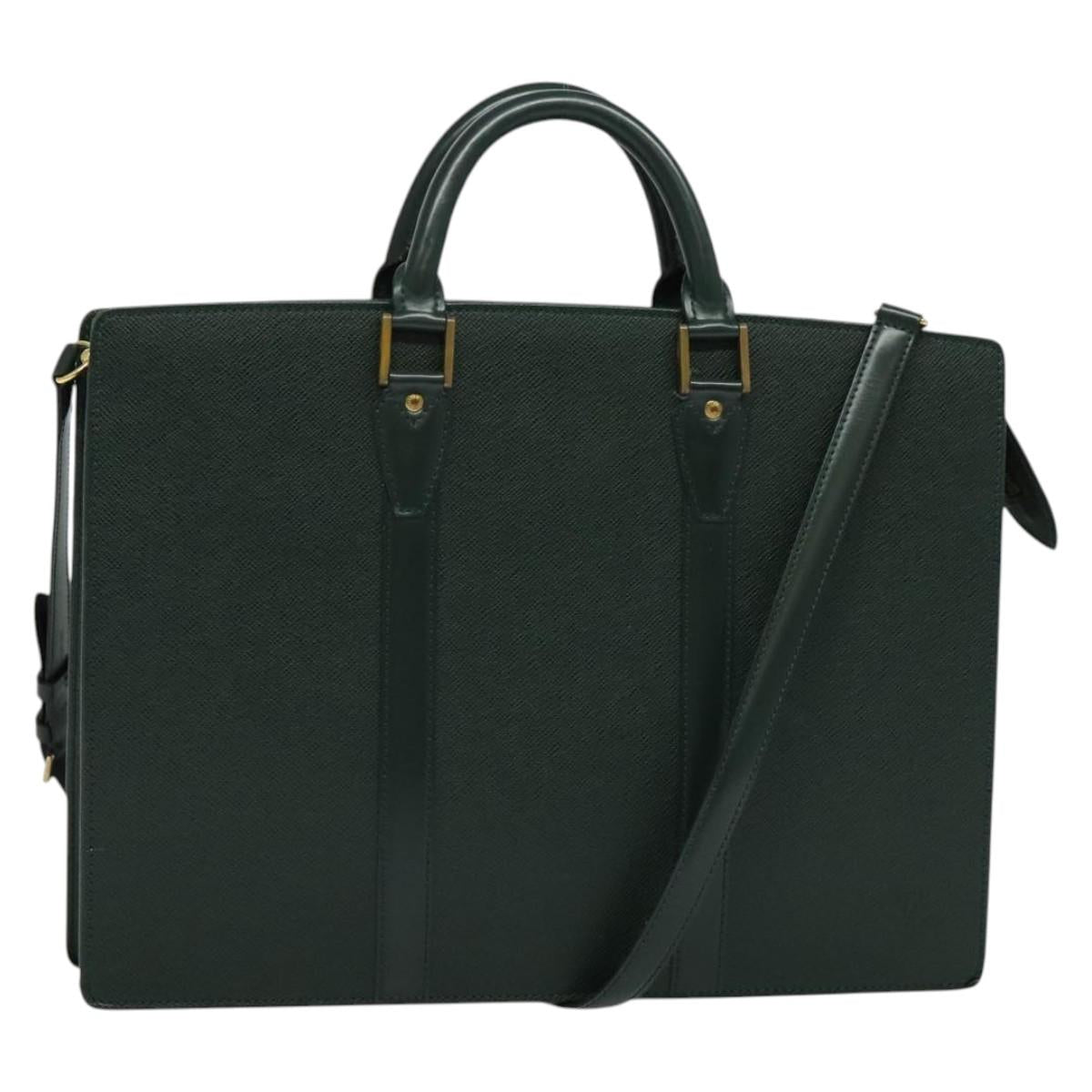 LOUIS VUITTON Taiga Porte Documents Rozan Business Bag Epicea M30054 Auth 132590