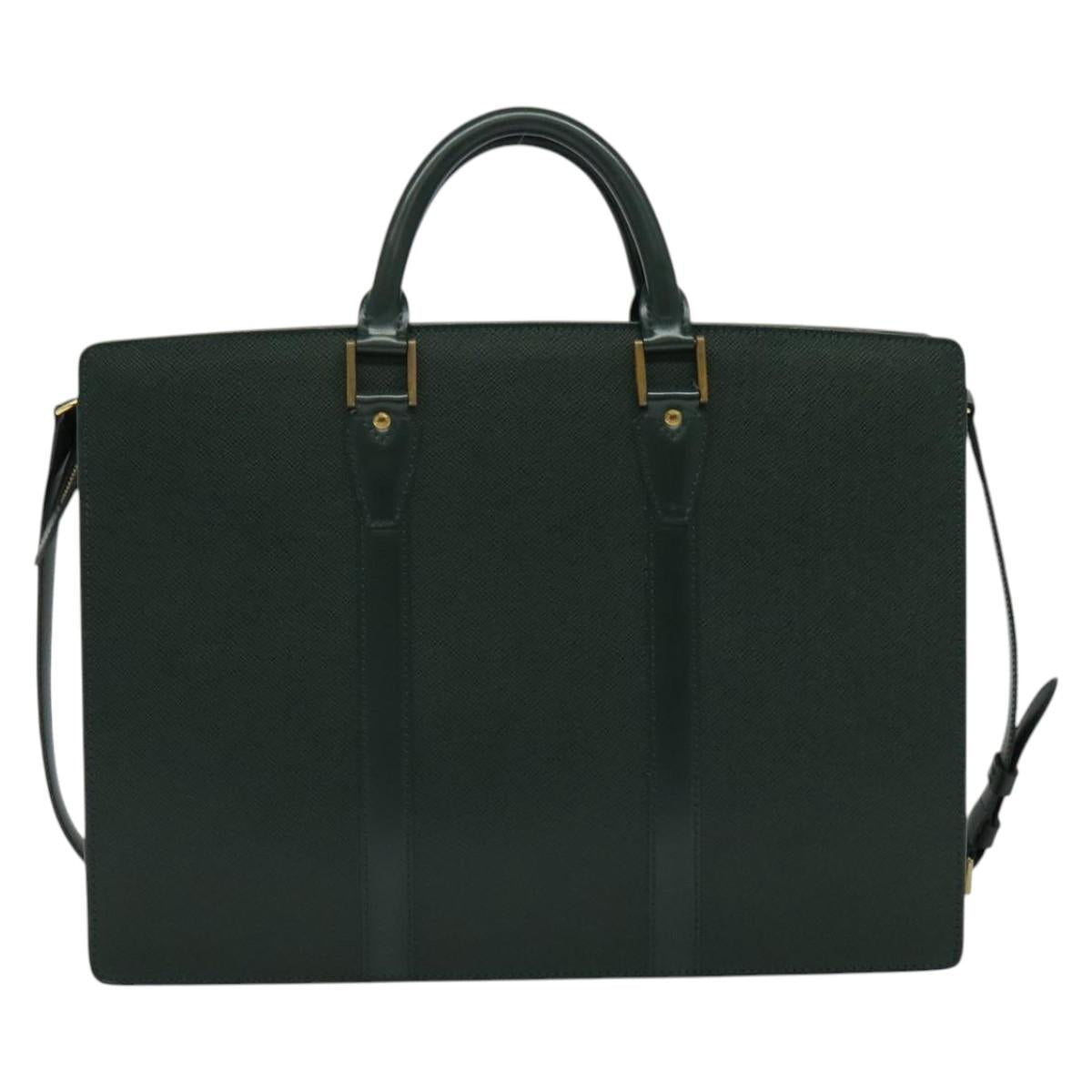 LOUIS VUITTON Taiga Porte Documents Rozan Business Bag Epicea M30054 Auth 132590