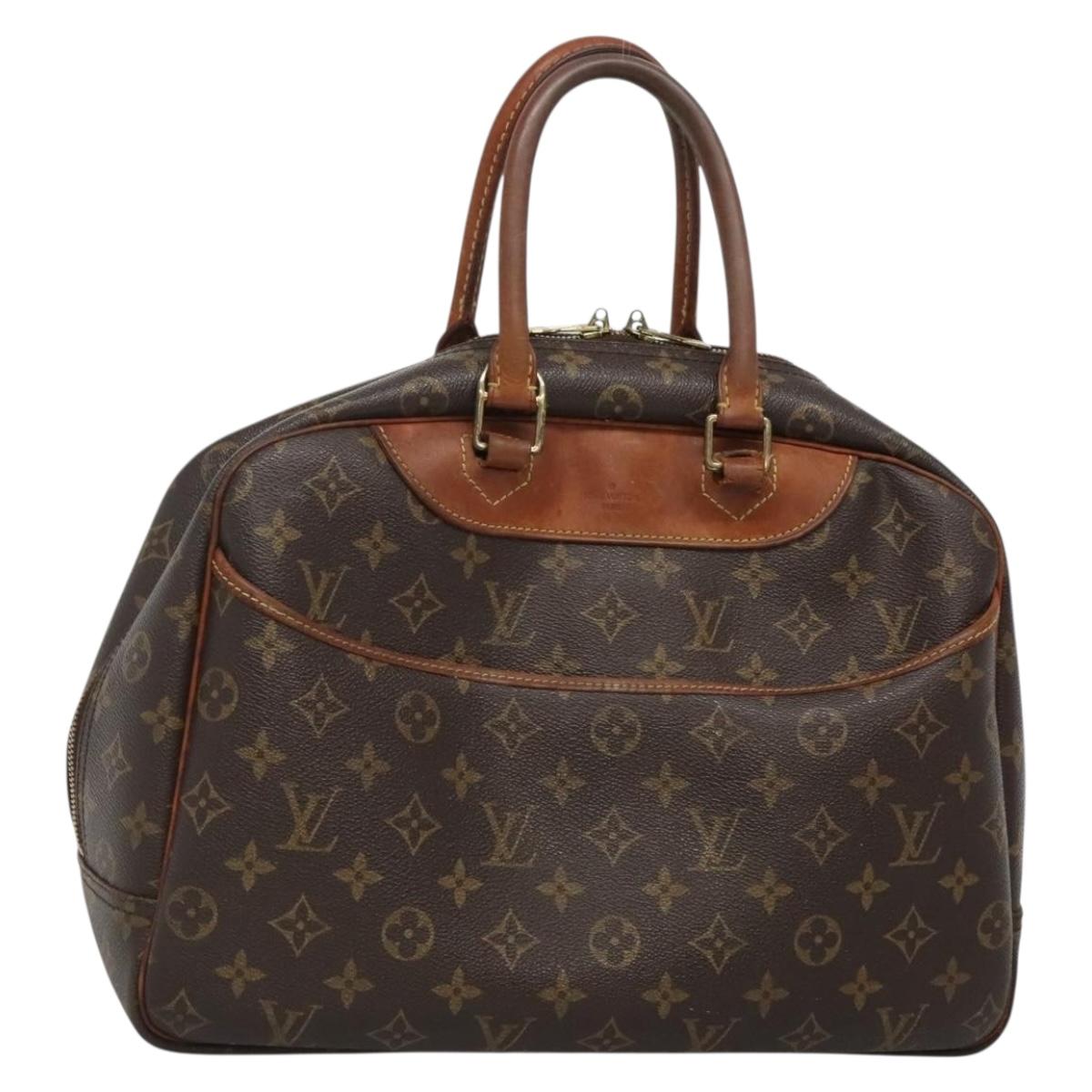 LOUIS VUITTON Monogram Deauville Hand Bag M47270 LV Auth 132591