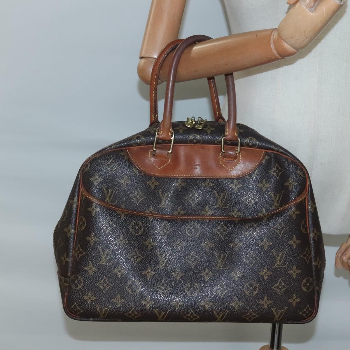 LOUIS VUITTON Monogram Deauville Hand Bag M47270 LV Auth 132591
