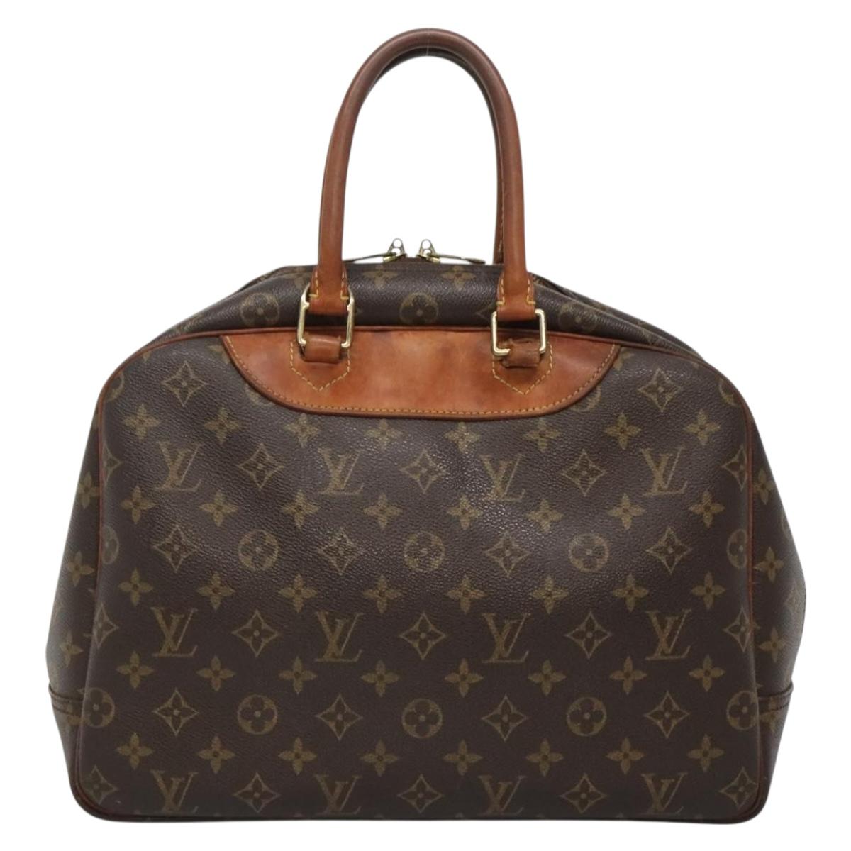 LOUIS VUITTON Monogram Deauville Hand Bag M47270 LV Auth 132591