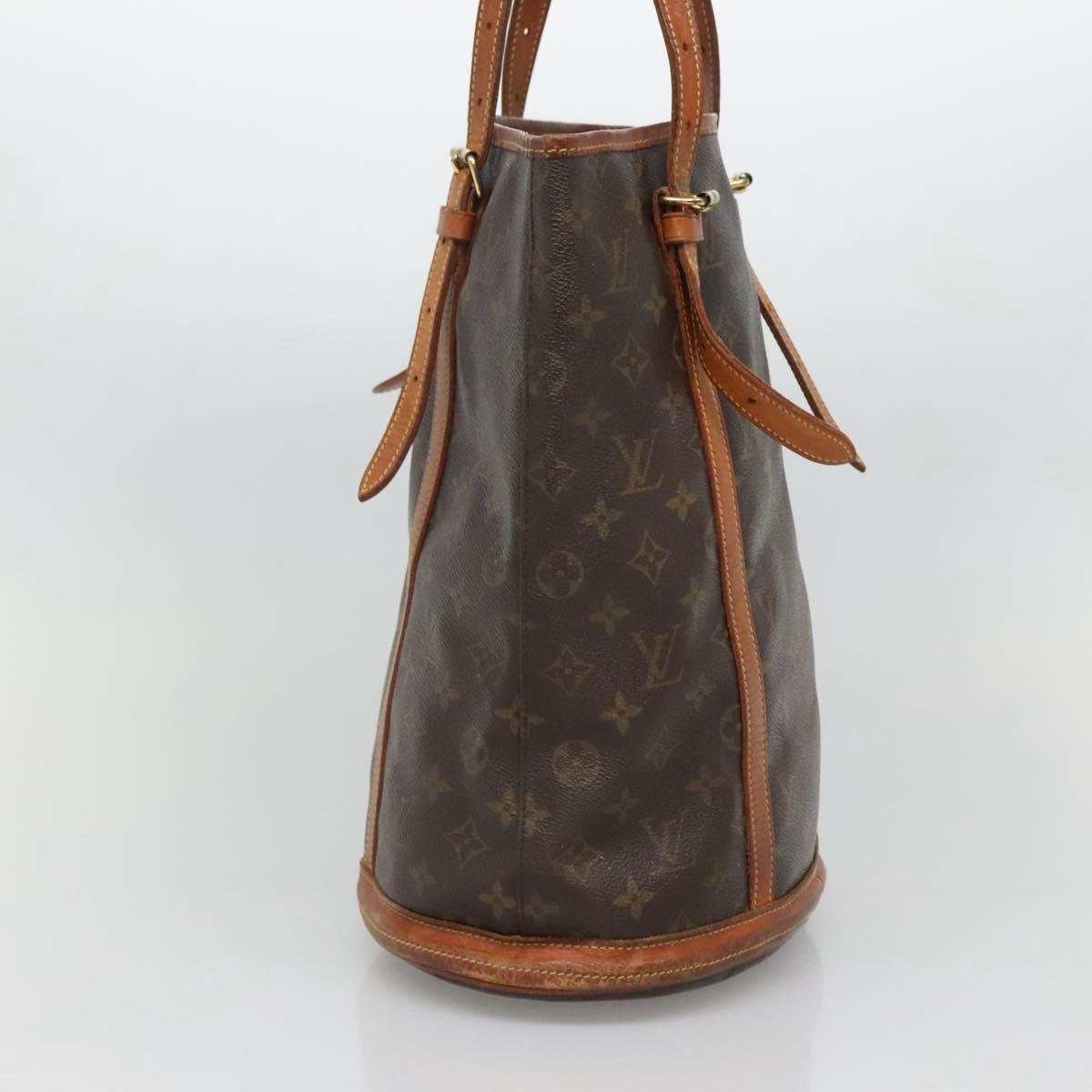 LOUIS VUITTON Monogram Bucket GM Shoulder Bag M42236 LV Auth 132593