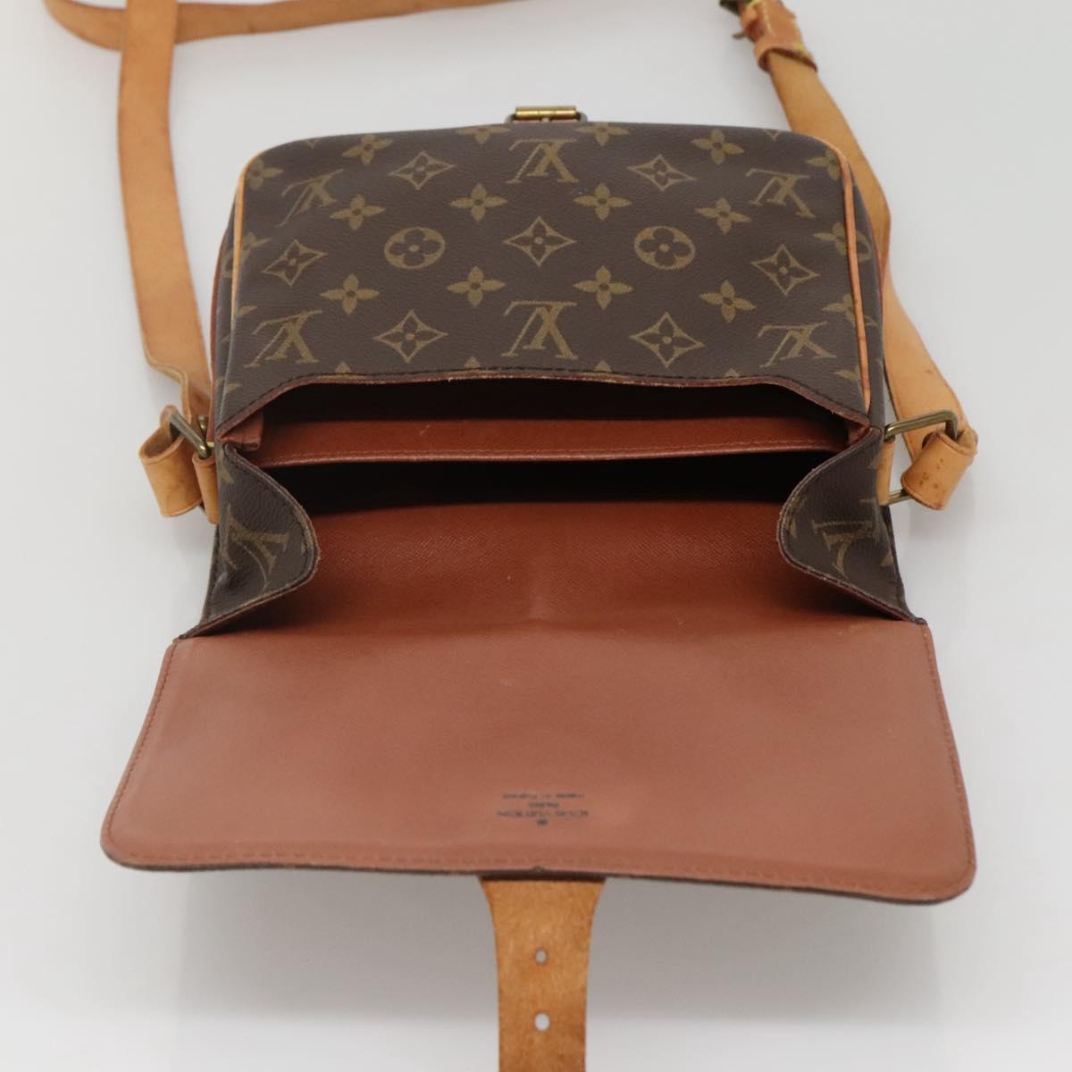 LOUIS VUITTON Monogram Cartesier MM Shoulder Bag M51253 LV Auth 132596