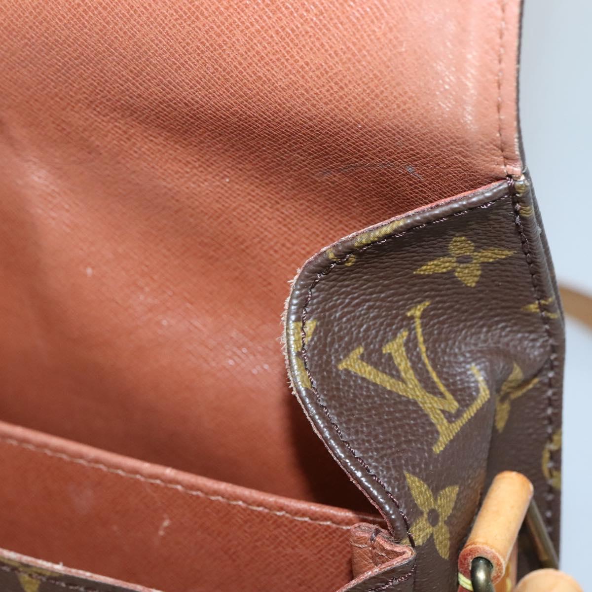 LOUIS VUITTON Monogram Cartesier MM Shoulder Bag M51253 LV Auth 132596