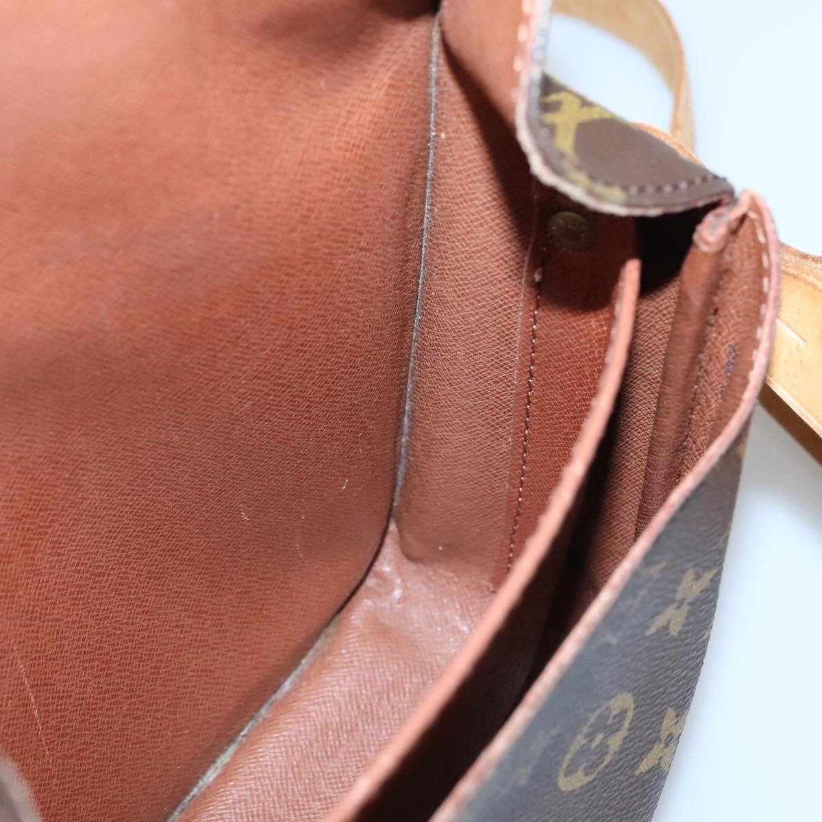 LOUIS VUITTON Monogram Cartesier MM Shoulder Bag M51253 LV Auth 132596