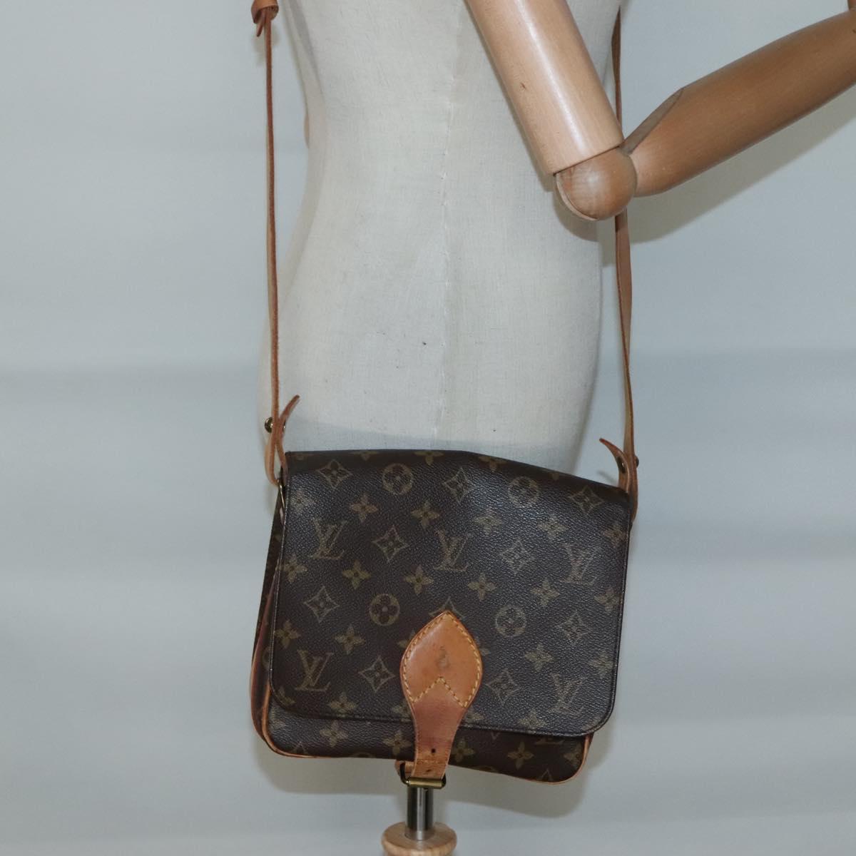 LOUIS VUITTON Monogram Cartesier MM Shoulder Bag M51253 LV Auth 132596