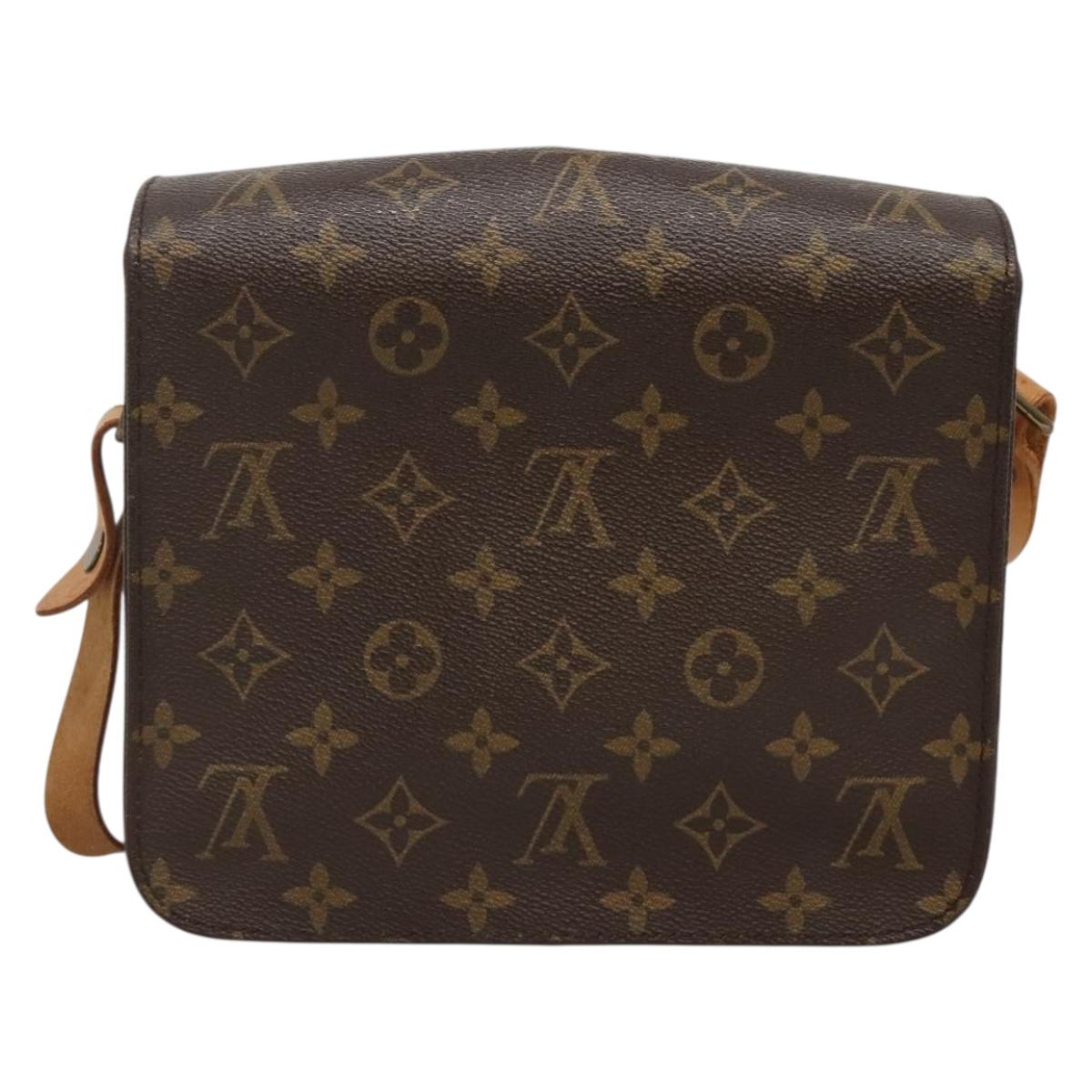 LOUIS VUITTON Monogram Cartesier MM Shoulder Bag M51253 LV Auth 132596