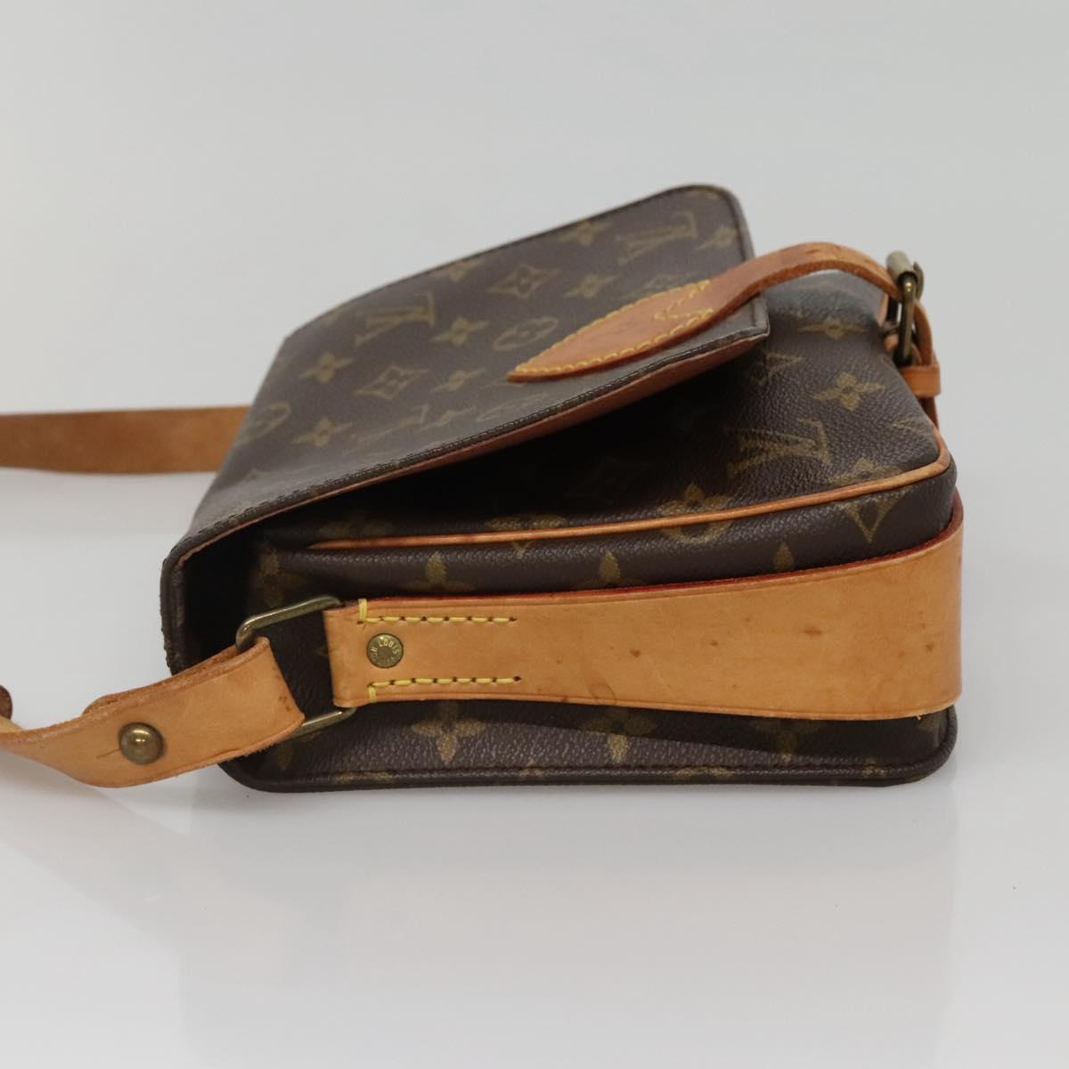 LOUIS VUITTON Monogram Cartesier MM Shoulder Bag M51253 LV Auth 132596