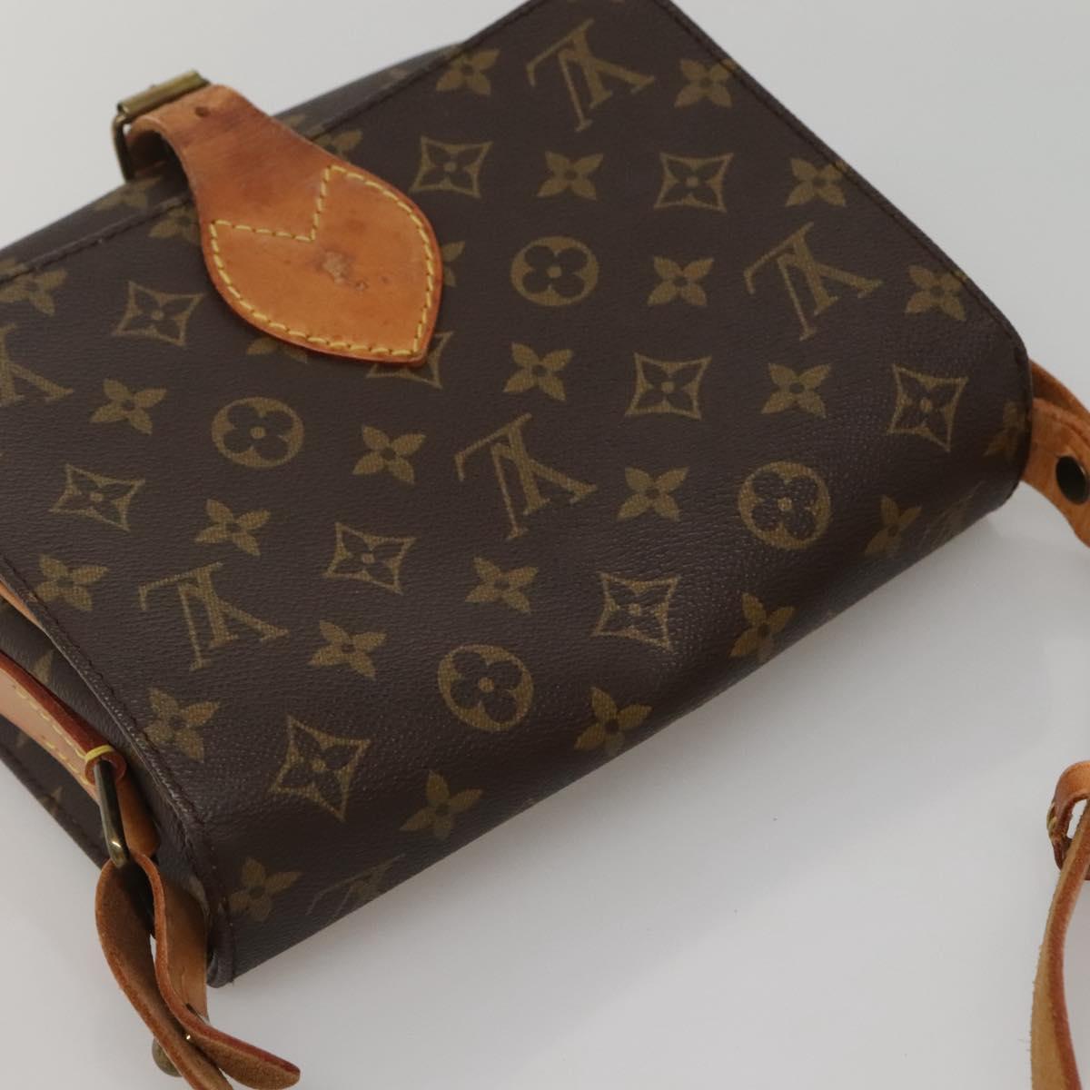 LOUIS VUITTON Monogram Cartesier MM Shoulder Bag M51253 LV Auth 132596