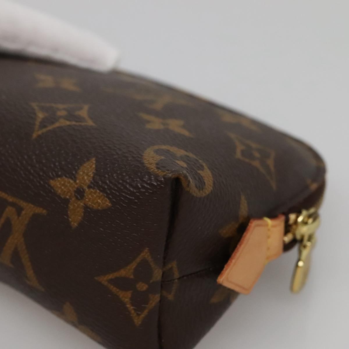 LOUIS VUITTON Monogram Pochette Cosmetic PM Pouch M43998 LV Auth 132601