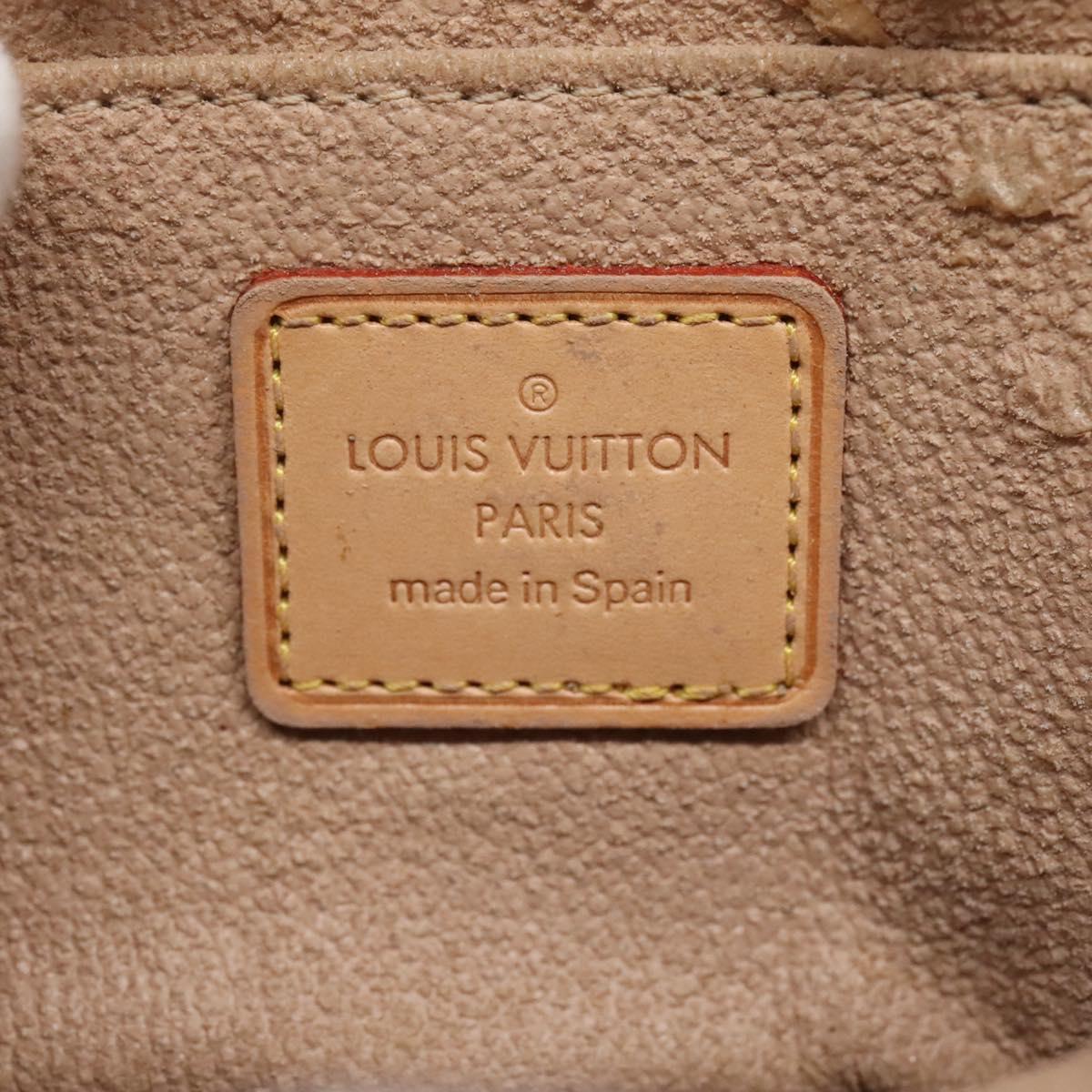 LOUIS VUITTON Monogram Pochette Cosmetic PM Pouch M43998 LV Auth 132601