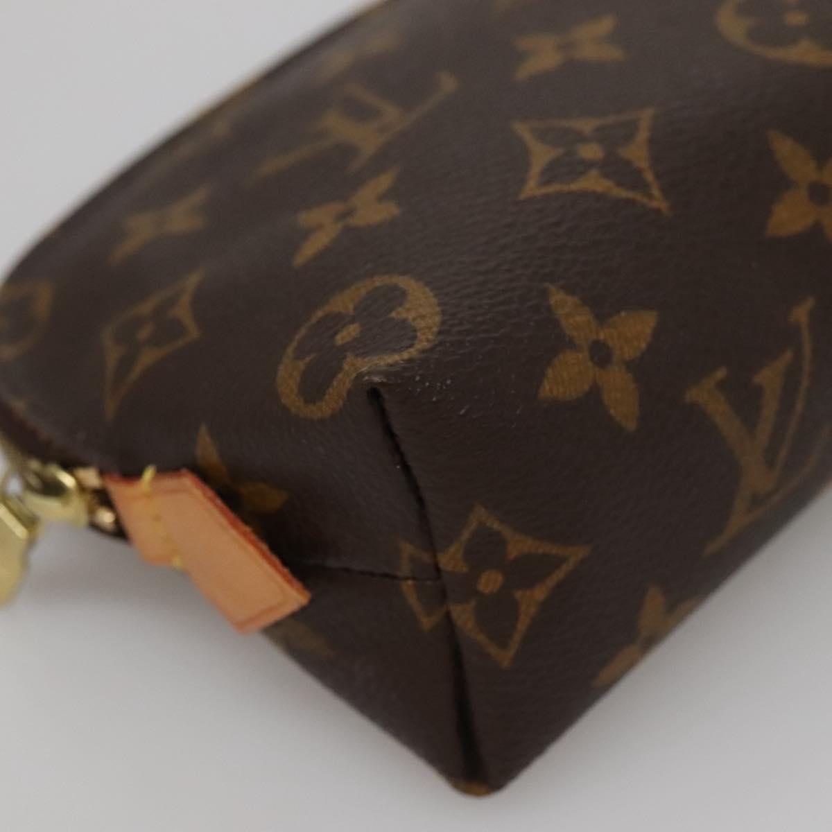 LOUIS VUITTON Monogram Pochette Cosmetic PM Pouch M43998 LV Auth 132601