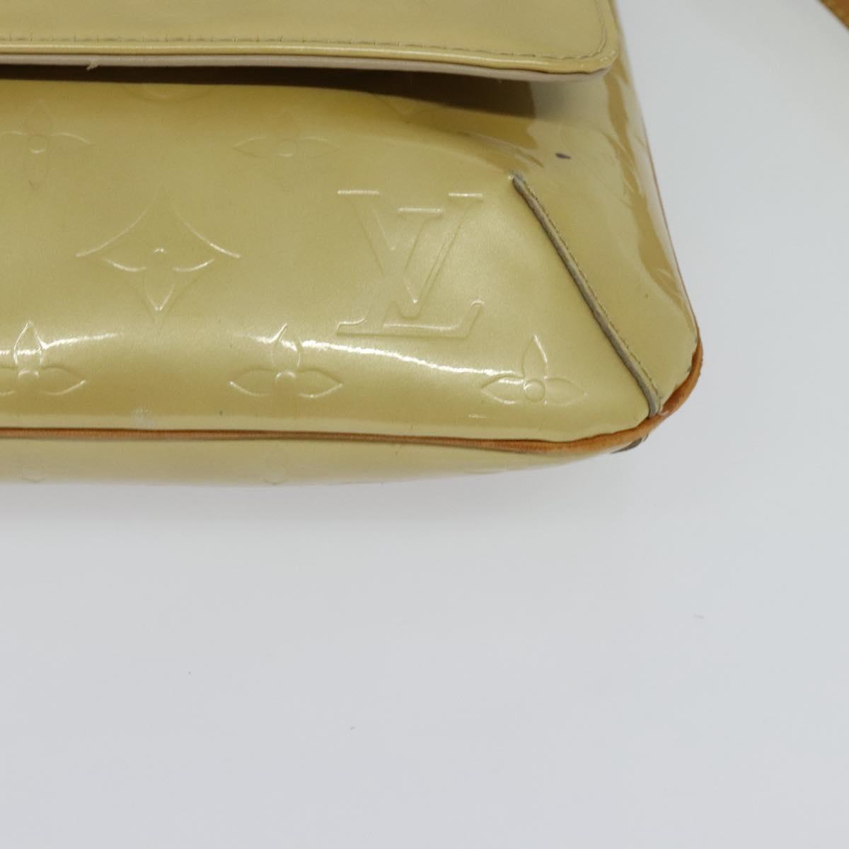 LOUIS VUITTON Monogram Vernis Thompson Street Bag Beige M91301 LV Auth 132606