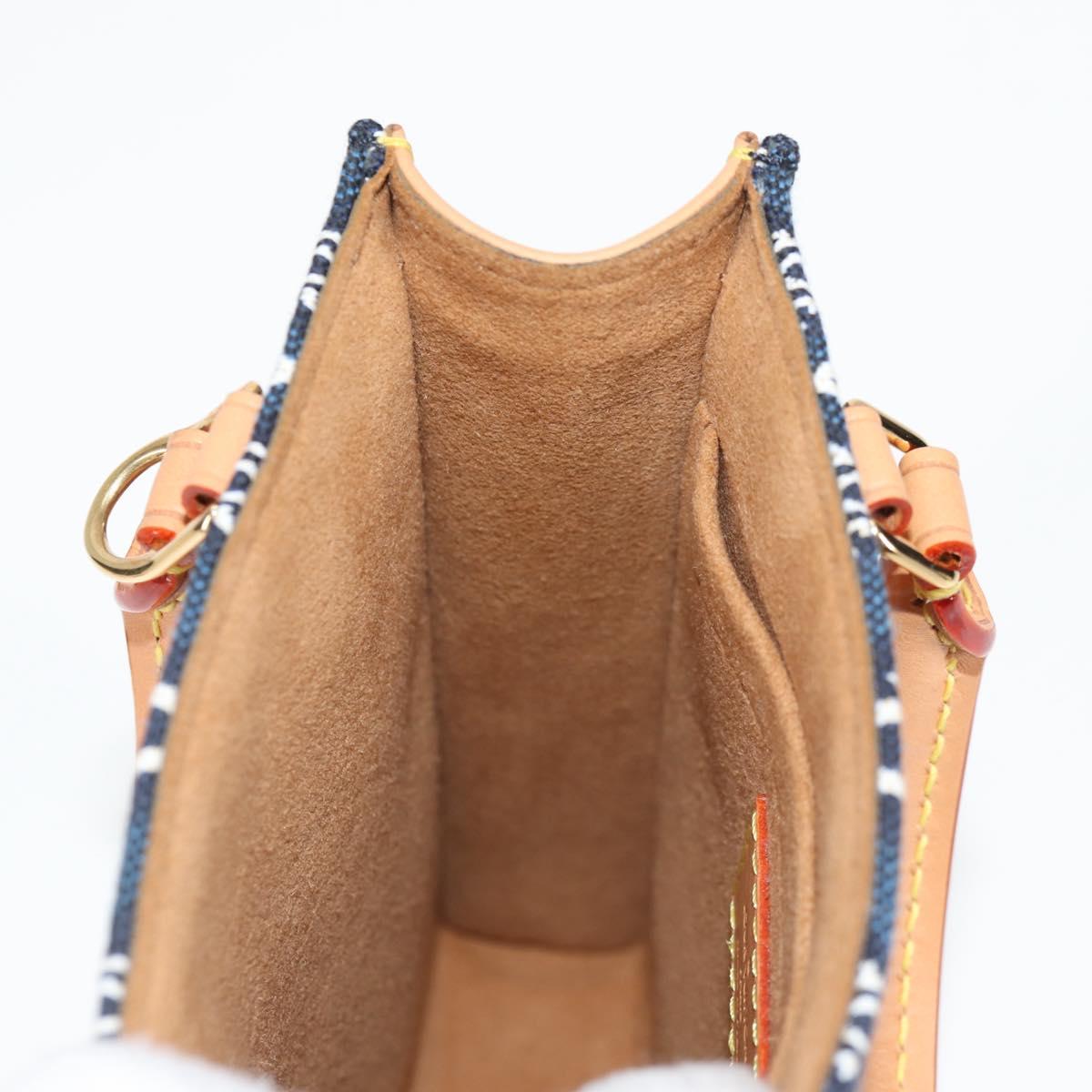 LOUIS VUITTON Pre Owned SINCE 1854 Petit Sac Plat 2way Navy M80288 Auth 132611SAM