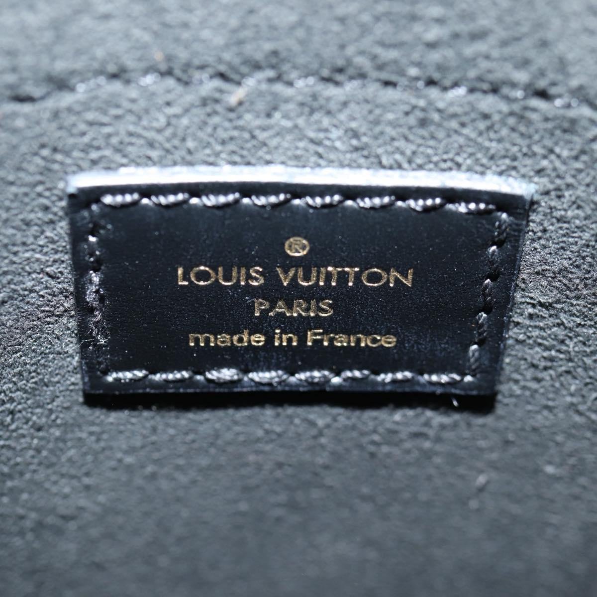 LOUIS VUITTON Pre Owned SINCE 1854 Petit Sac Plat 2way Black M80484 Auth 132612SAM