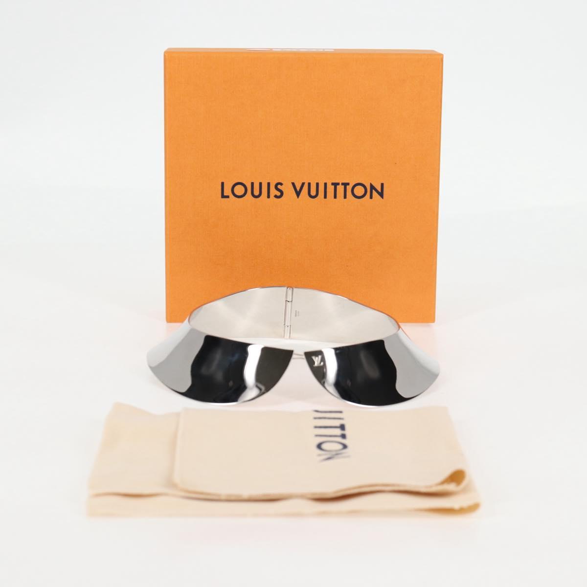 LOUIS VUITTON Choker metal Silver M65243 LV Auth 132619M
