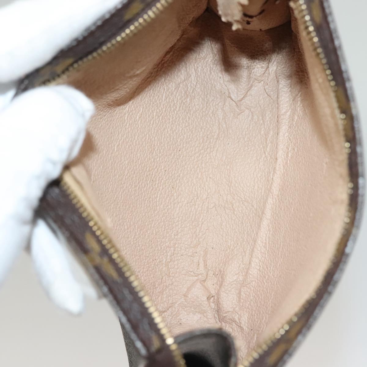 LOUIS VUITTON Monogram Poche Toilette 19 Pouch M47544 LV Auth 132654