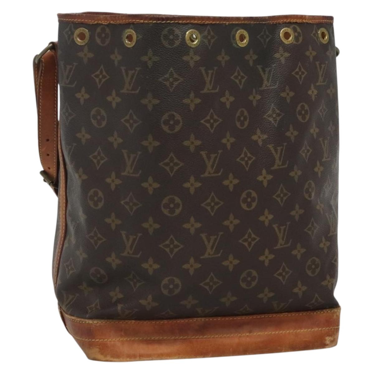 LOUIS VUITTON Monogram Noe Shoulder Bag M42224 LV Auth 132658
