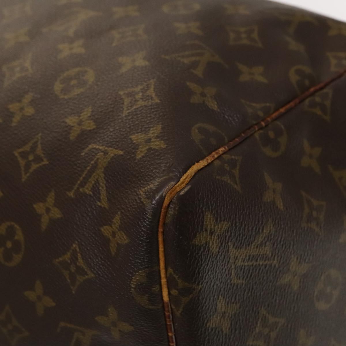 LOUIS VUITTON Monogram Keepall 55 Boston Bag M41424 LV Auth 132665