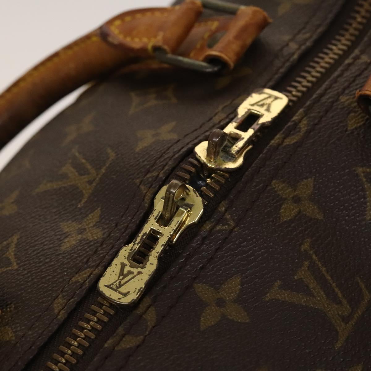 LOUIS VUITTON Monogram Keepall 55 Boston Bag M41424 LV Auth 132665