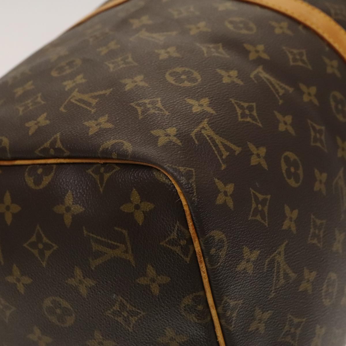 LOUIS VUITTON Monogram Keepall 55 Boston Bag M41424 LV Auth 132666