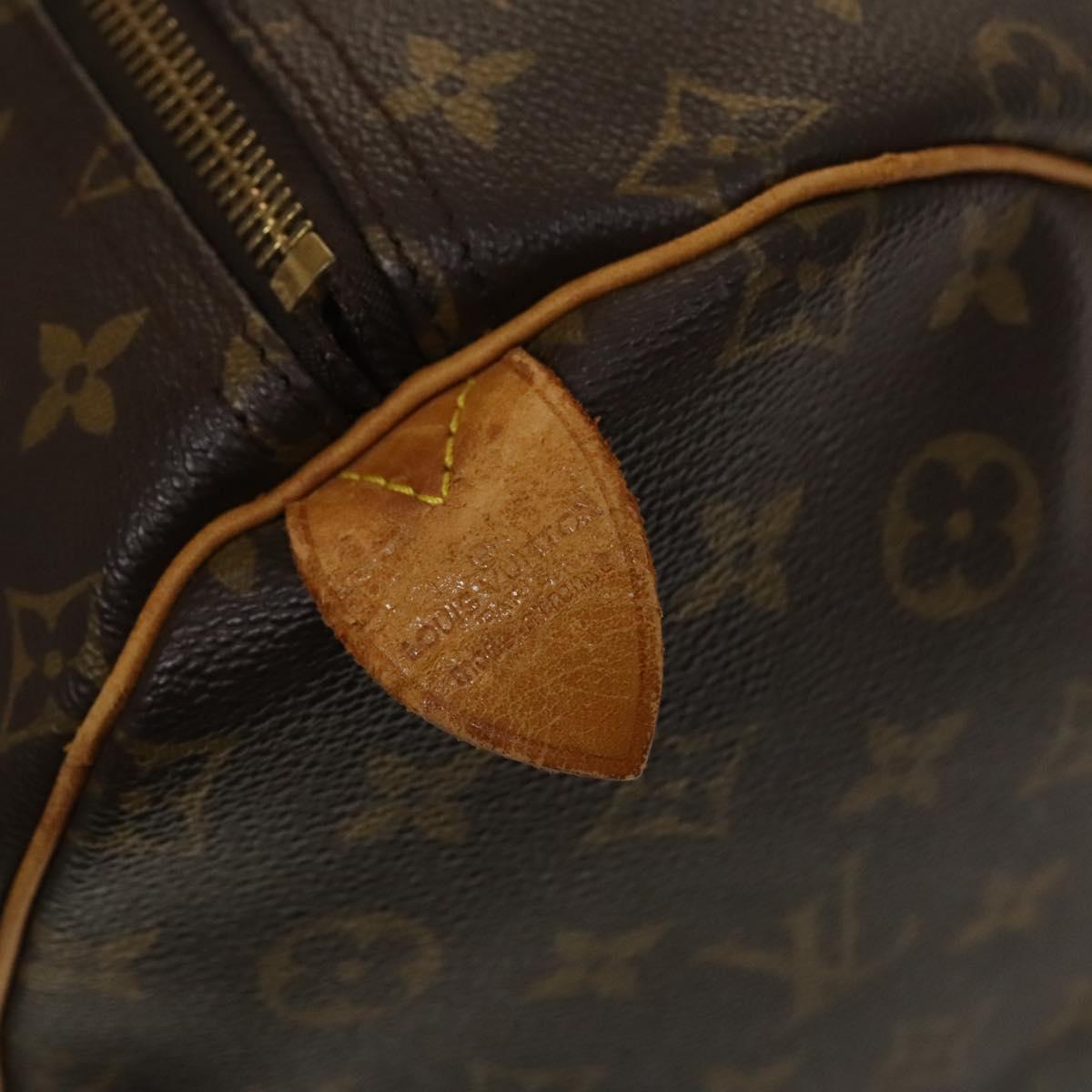 LOUIS VUITTON Monogram Keepall 55 Boston Bag M41424 LV Auth 132666