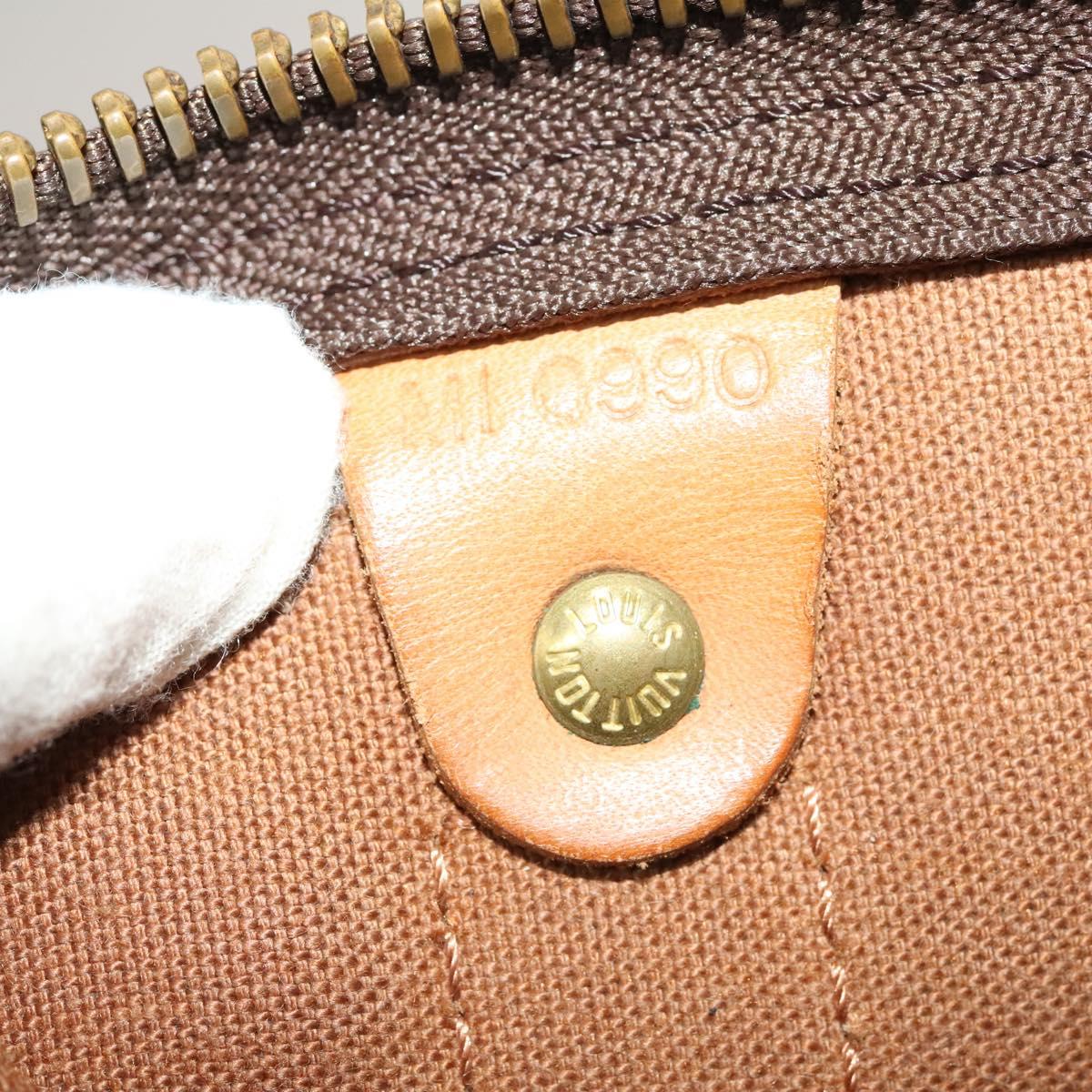 LOUIS VUITTON Monogram Keepall 60 Boston Bag M41422 LV Auth 132667