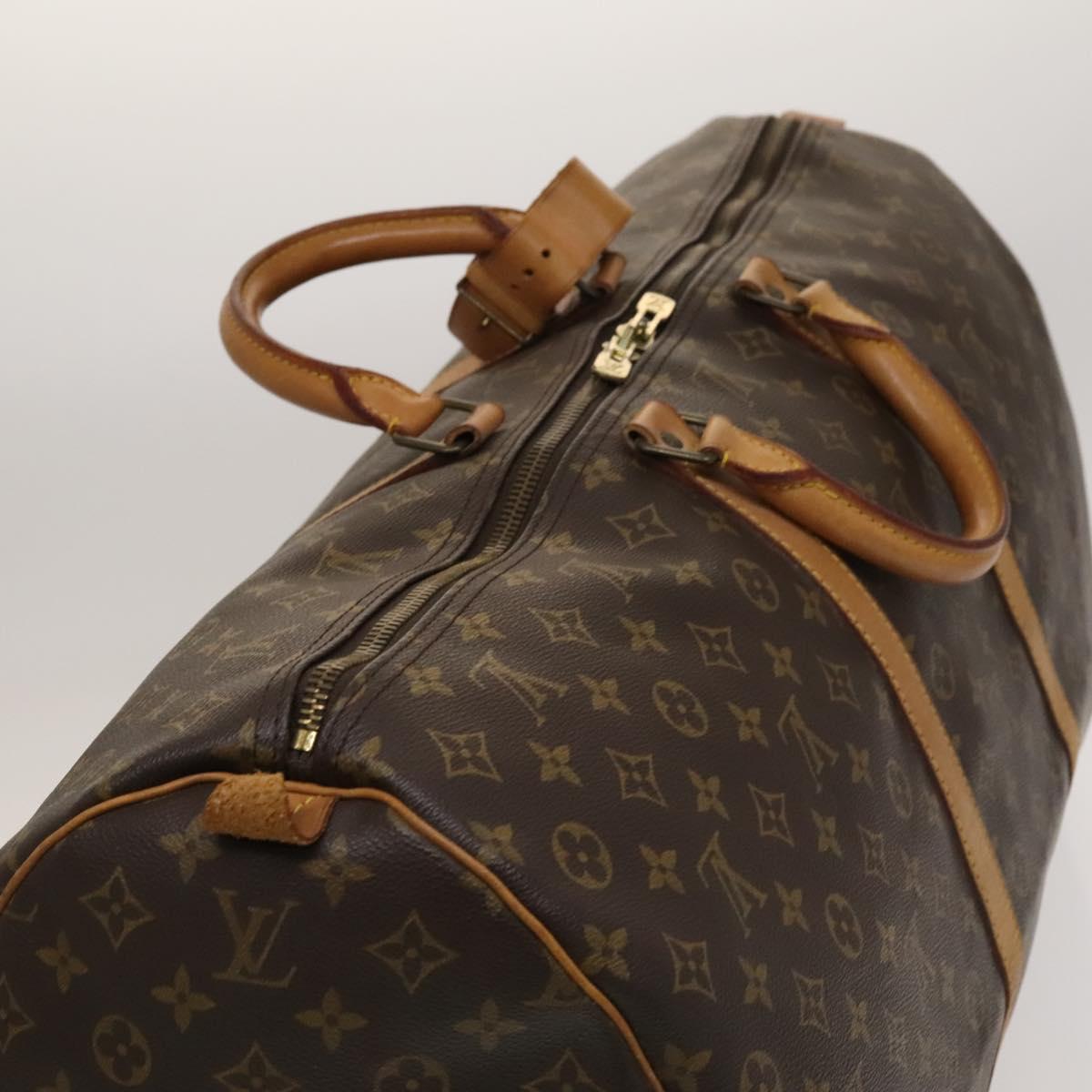 LOUIS VUITTON Monogram Keepall 60 Boston Bag M41422 LV Auth 132667