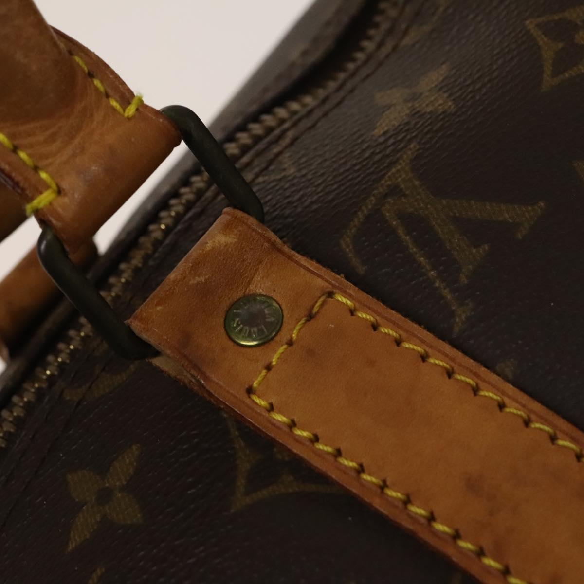 LOUIS VUITTON Monogram Keepall Bandouliere 50 Boston Bag M41416 LV Auth 132672
