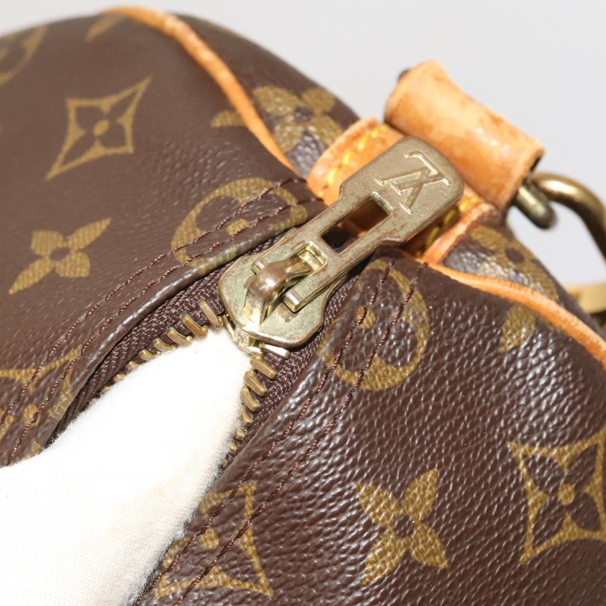 LOUIS VUITTON Monogram Keepall Bandouliere 50 Boston Bag M41416 LV Auth 132672